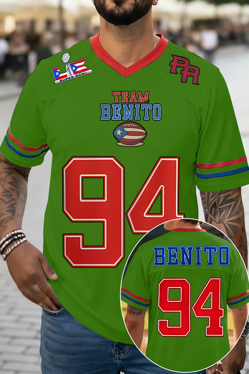 Cool Bunny Jersey for Breezy Bowl 2026 🔥Team Benito Football Jersey