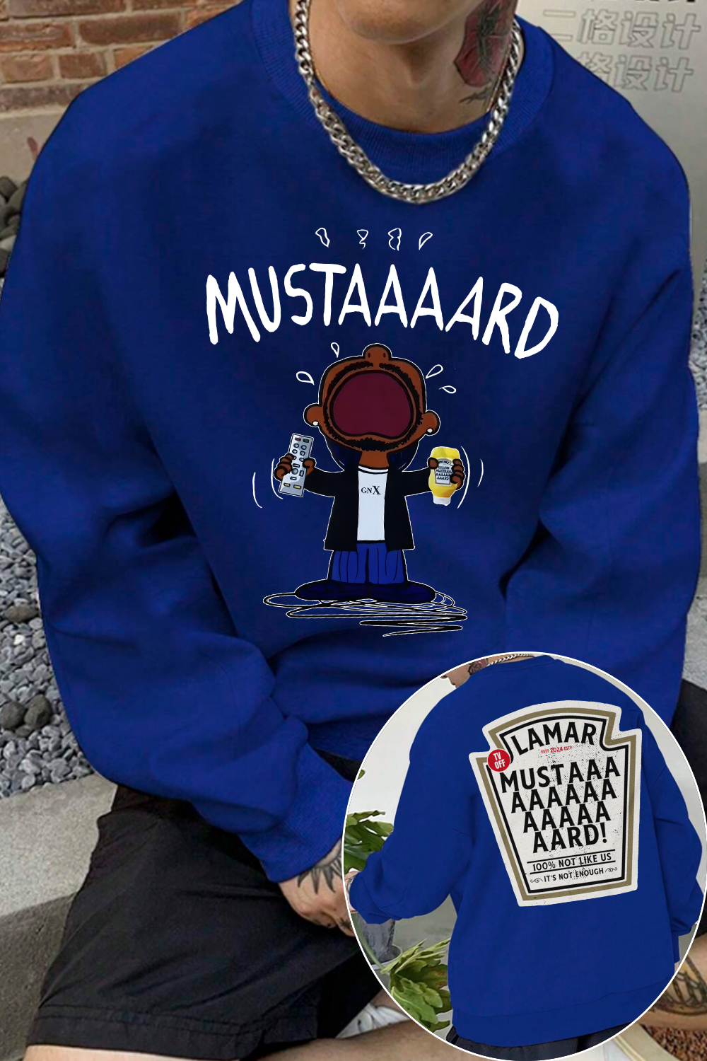 Kendrick Lamar  Mustaaaard 2 Sides Tee/Sweatshirt/Hoodie