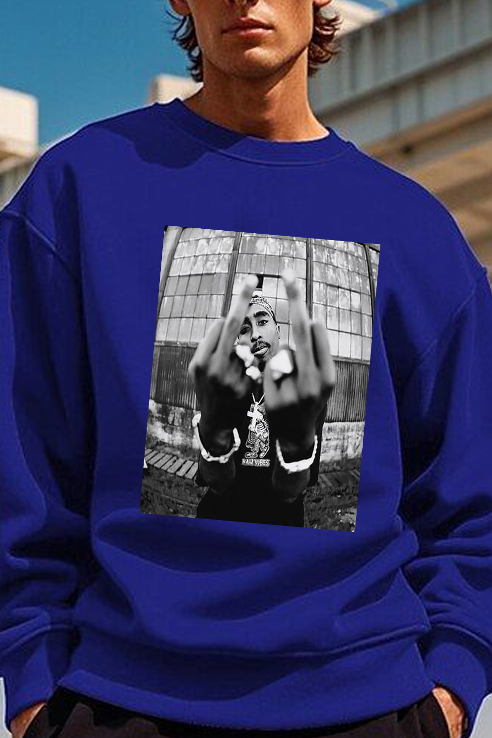 2Pac Shakur men sweatshirt