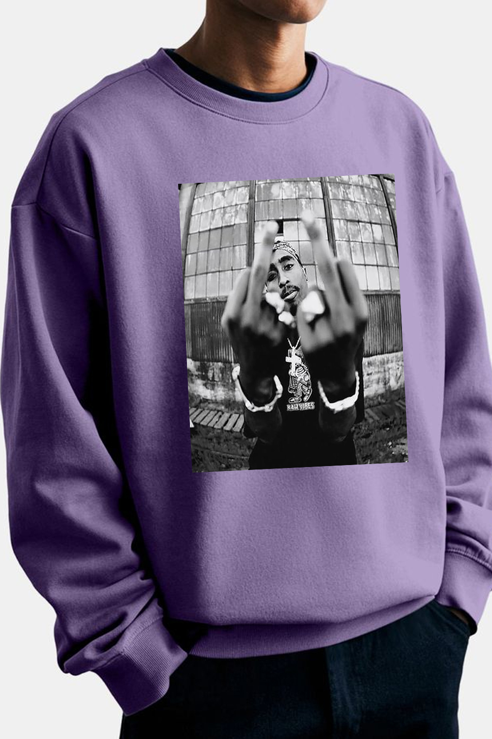 2Pac Shakur men sweatshirt