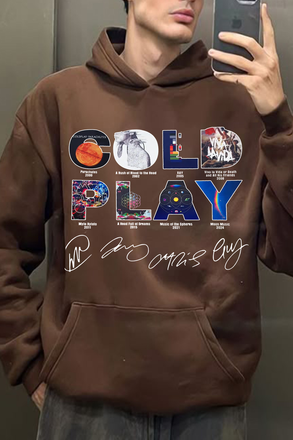 Coldplay HOODIE For men
