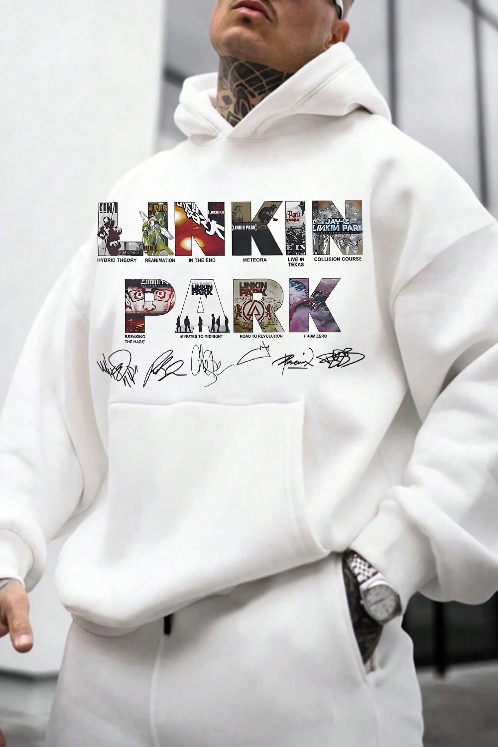 linkin Album Hoodie For Men