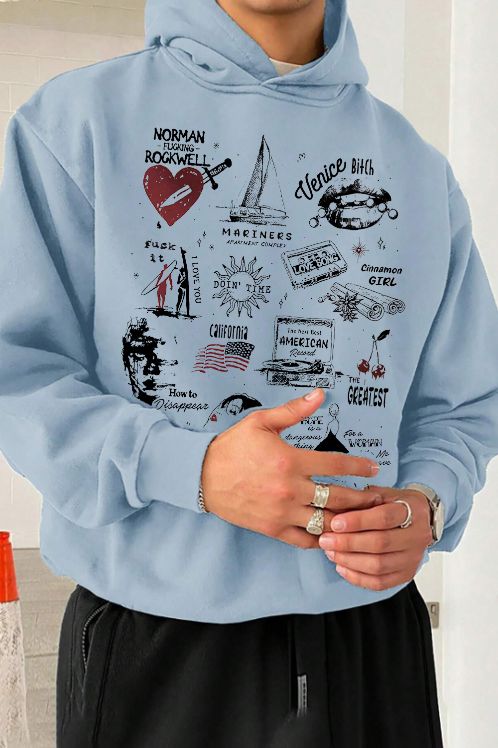 Lana Del Rey NFR album Versions Men Hoodie