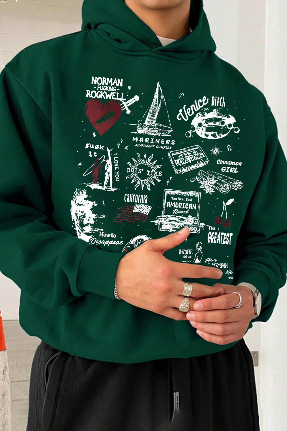 Lana Del Rey NFR album Versions Men Hoodie