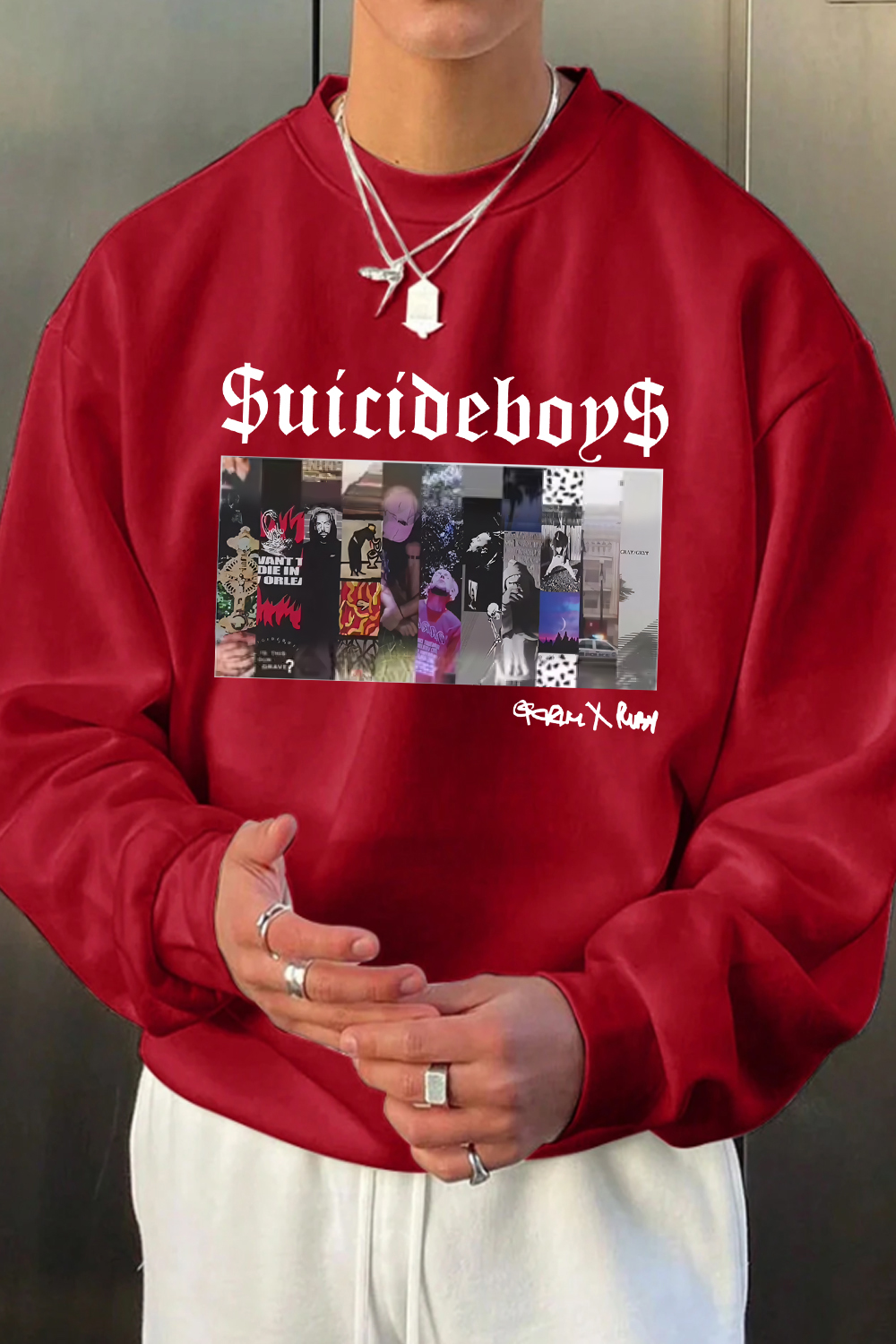 $uicideboy$ poster print men's sweatshirt