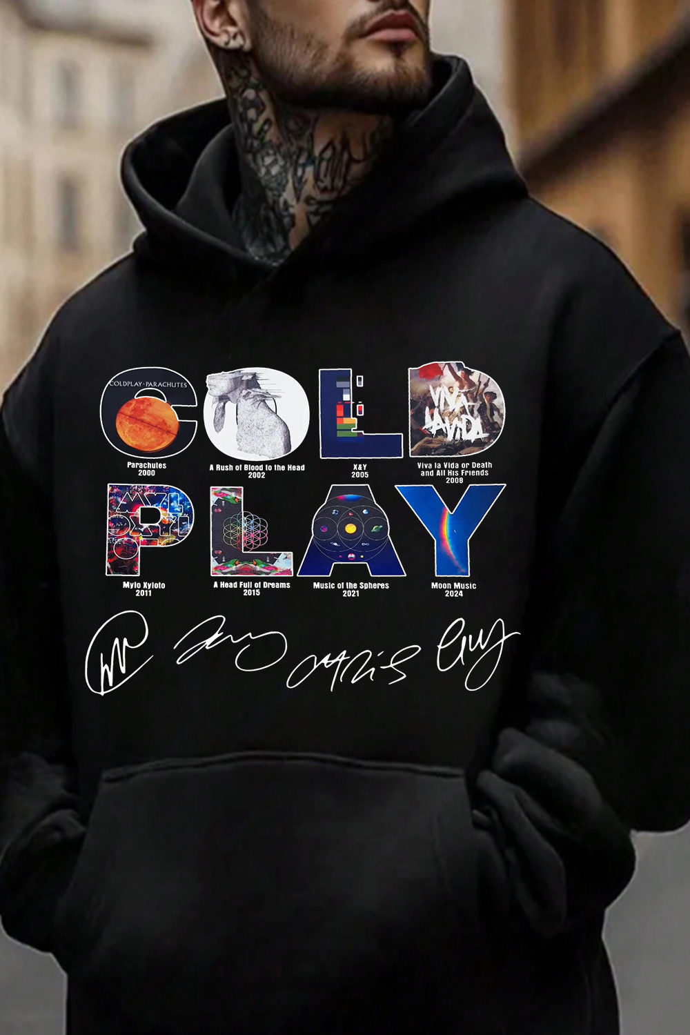 Coldplay HOODIE For men