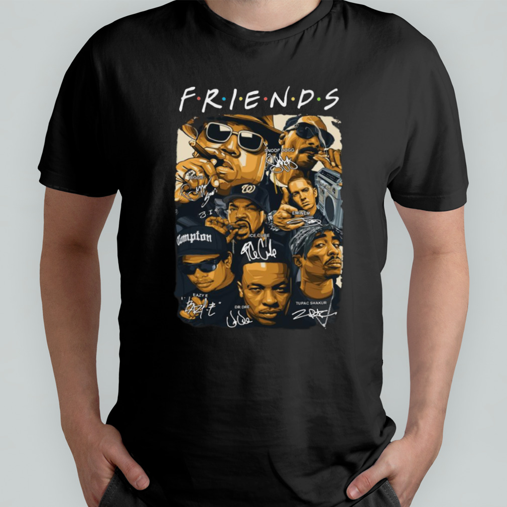 Rapper All Star Friends Funny Hip Hop T-shirt-MEN