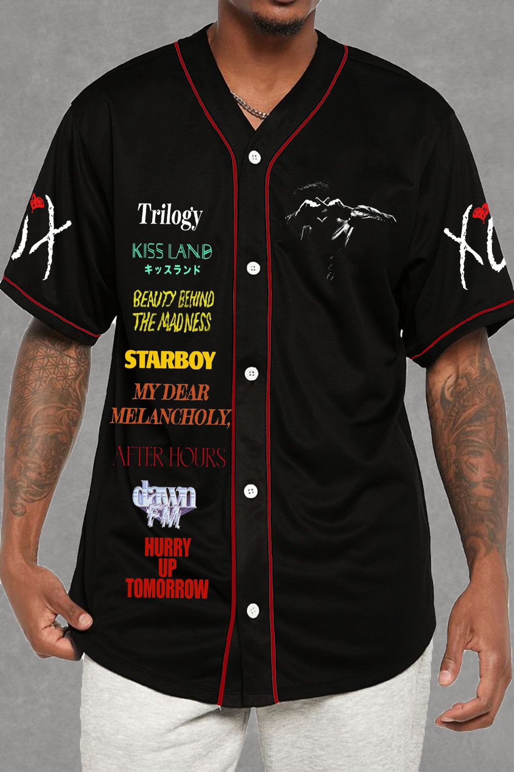 THE WEEKND album Baseball Jersey
