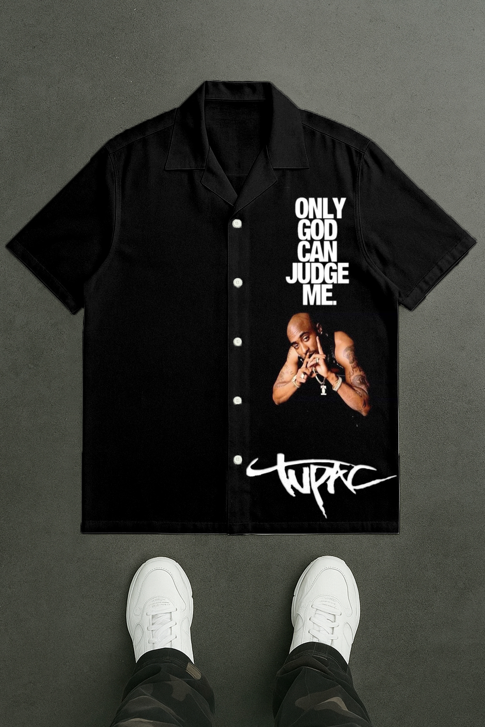 2pac retro short sleeve shirt