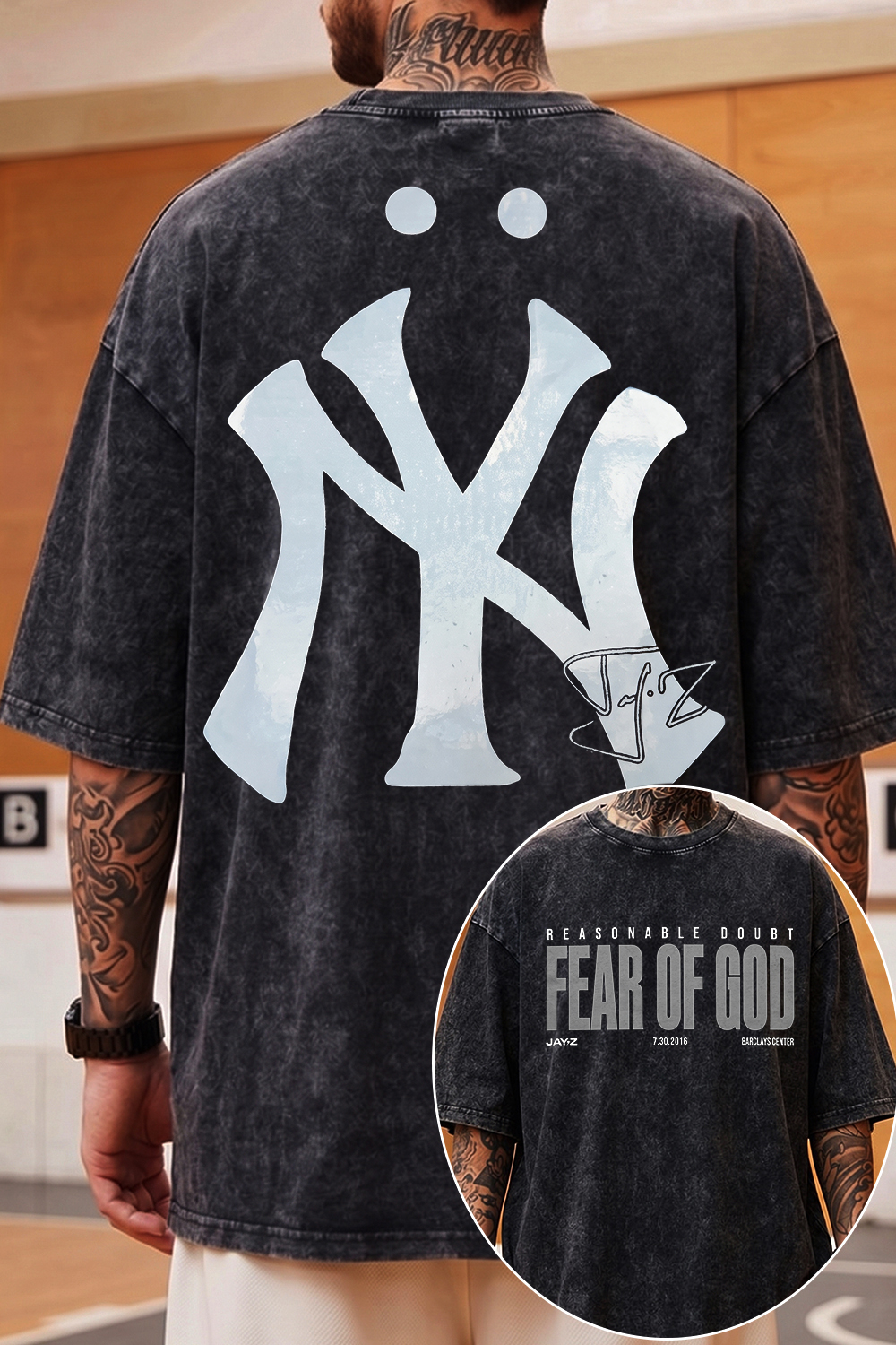 Jayz Concert Washed Cotton Tee