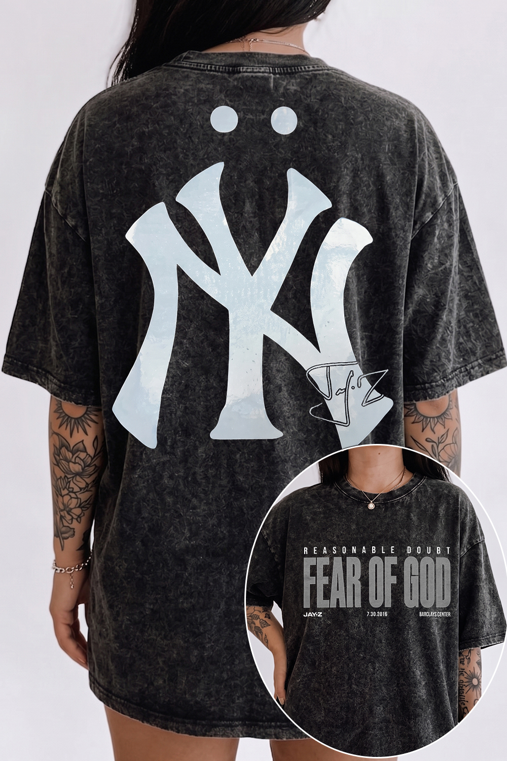 Jayz Concert Washed Cotton Women Tee