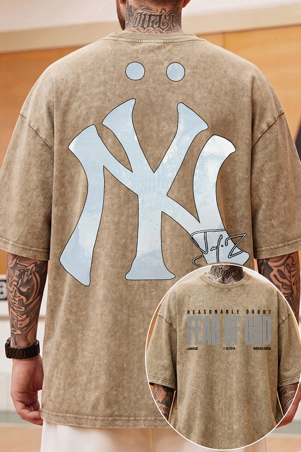 Jayz Concert Washed Cotton Tee