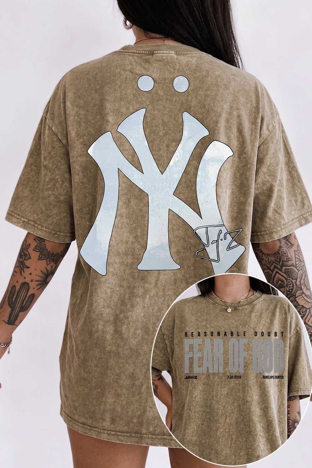 Jayz Concert Washed Cotton Women Tee