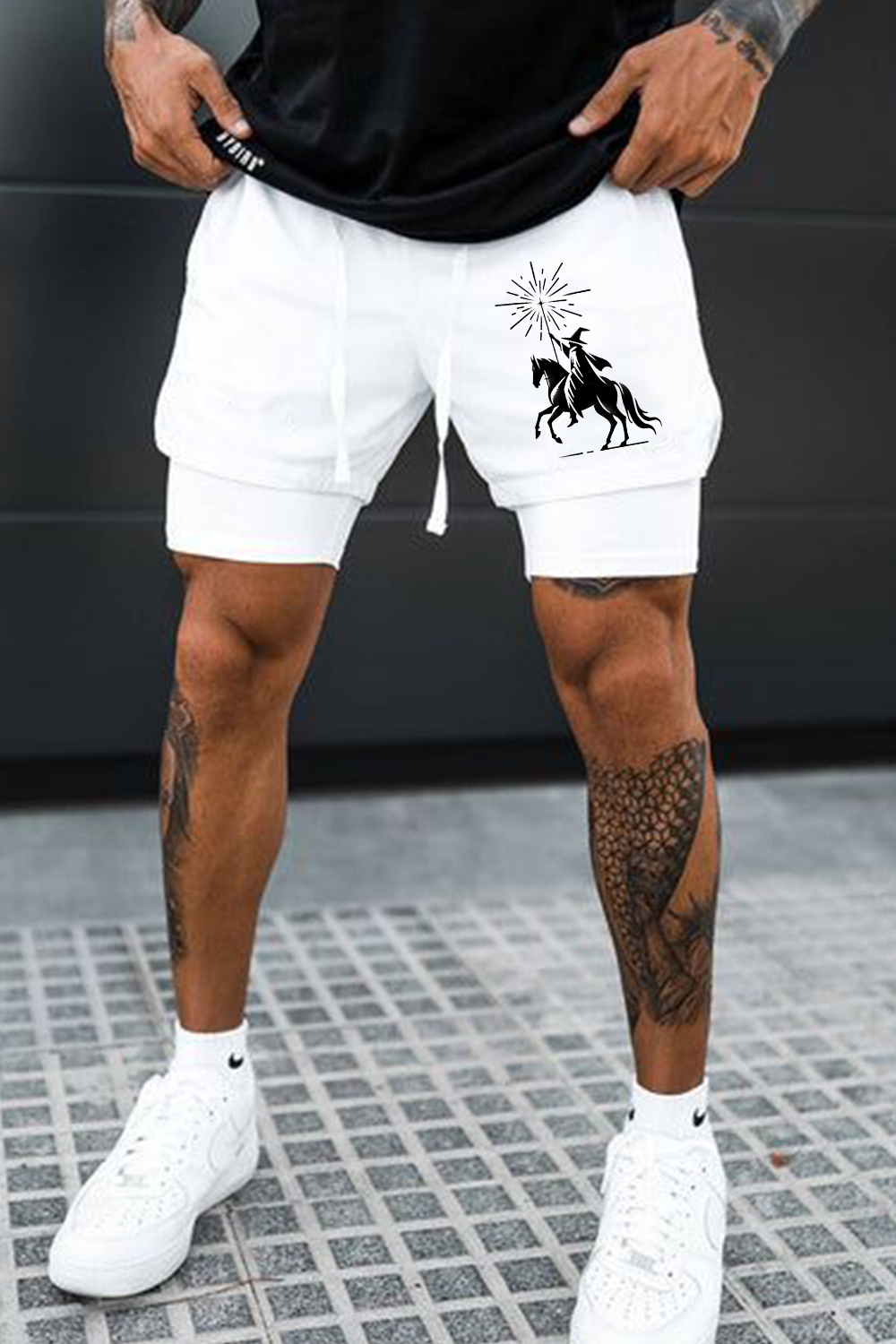 Lord of the Rings printed  casual shorts
