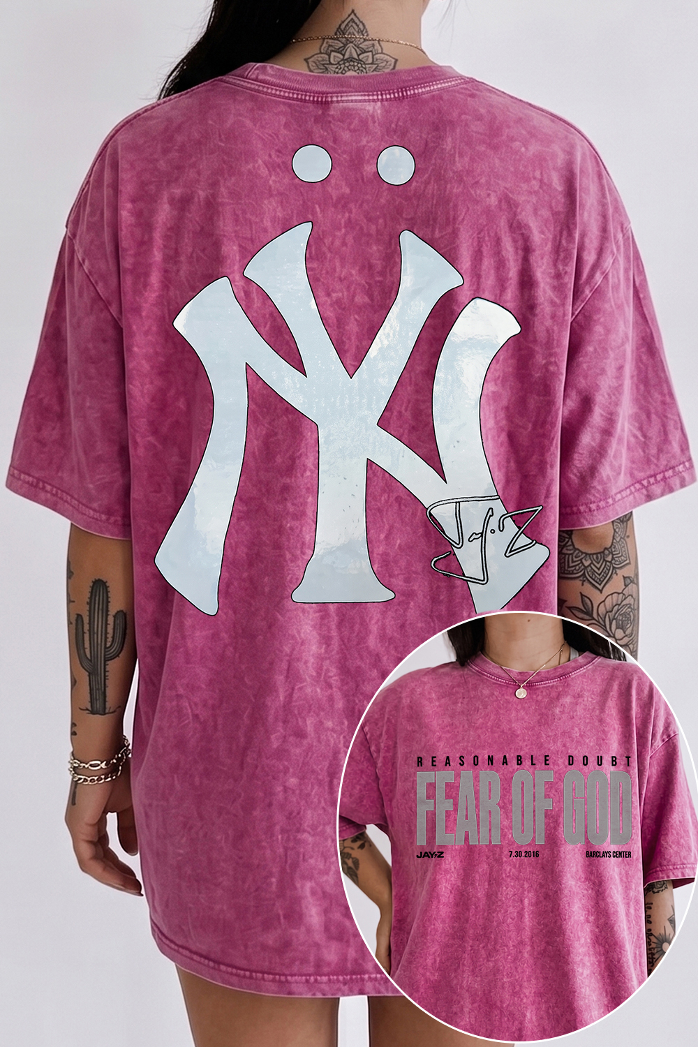 Jayz Concert Washed Cotton Women Tee