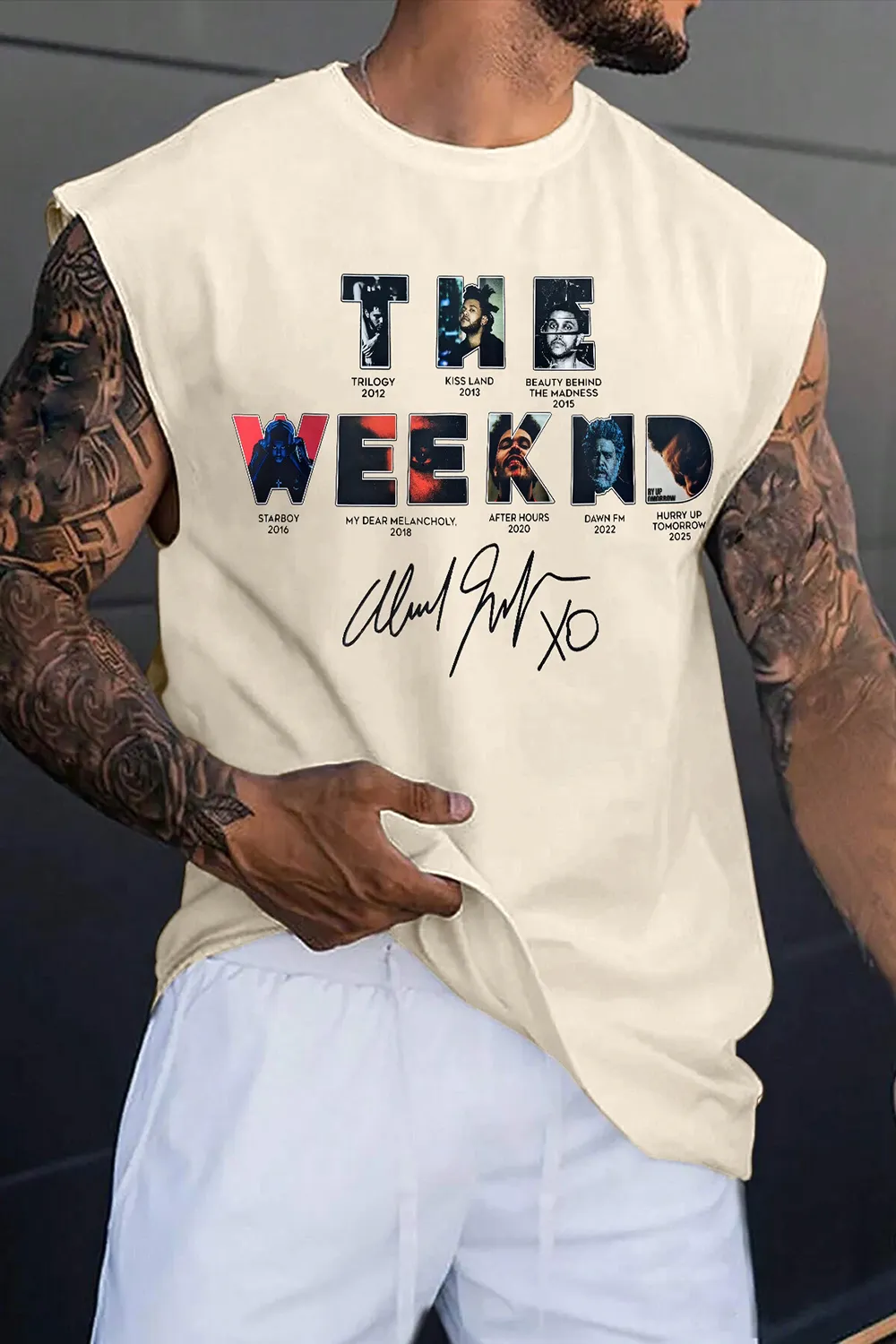 The Weeknd 2025 Hurry Up Tomorrow Tank Tee For Men