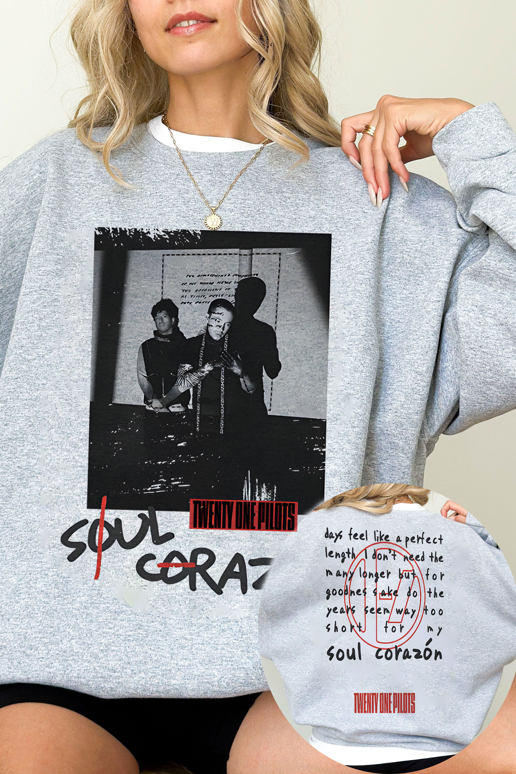 Twenty One Pilots �C The Clancy World Tour 2024 Both Side Sweatshirt