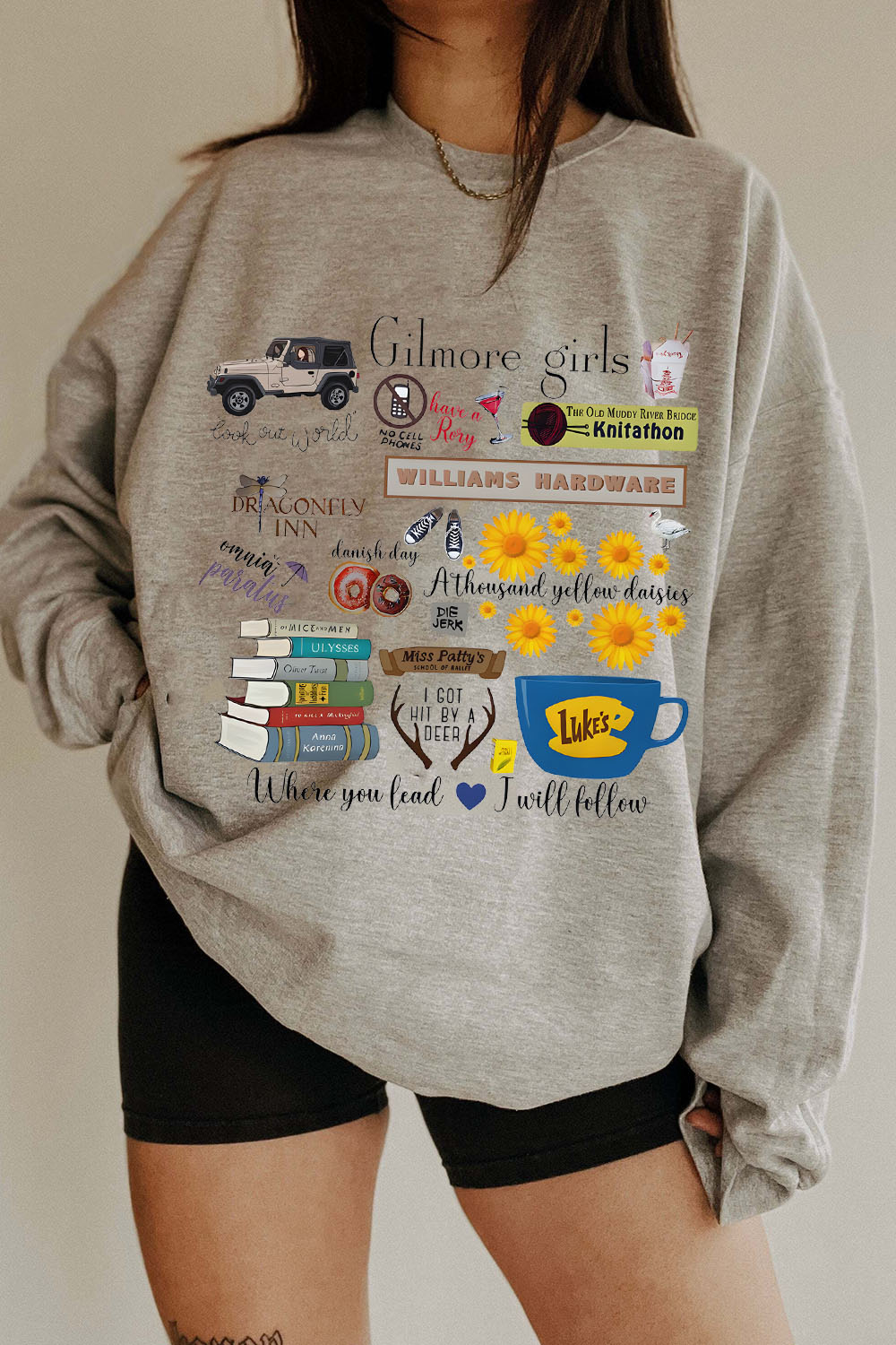 Stars Hollow  Gilmore Girls �C Jeep version Sweatshirt For Women