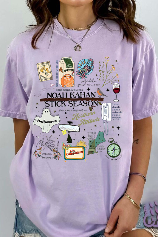 Stick Season Noah Kahan Full Version New Design Tshirt