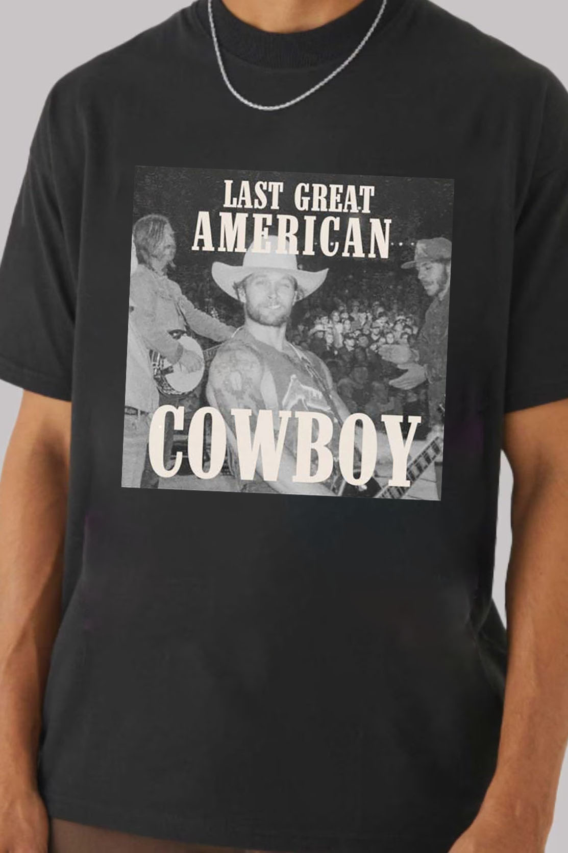Last Great American Cowboy Zach Bryan men's T-shirt