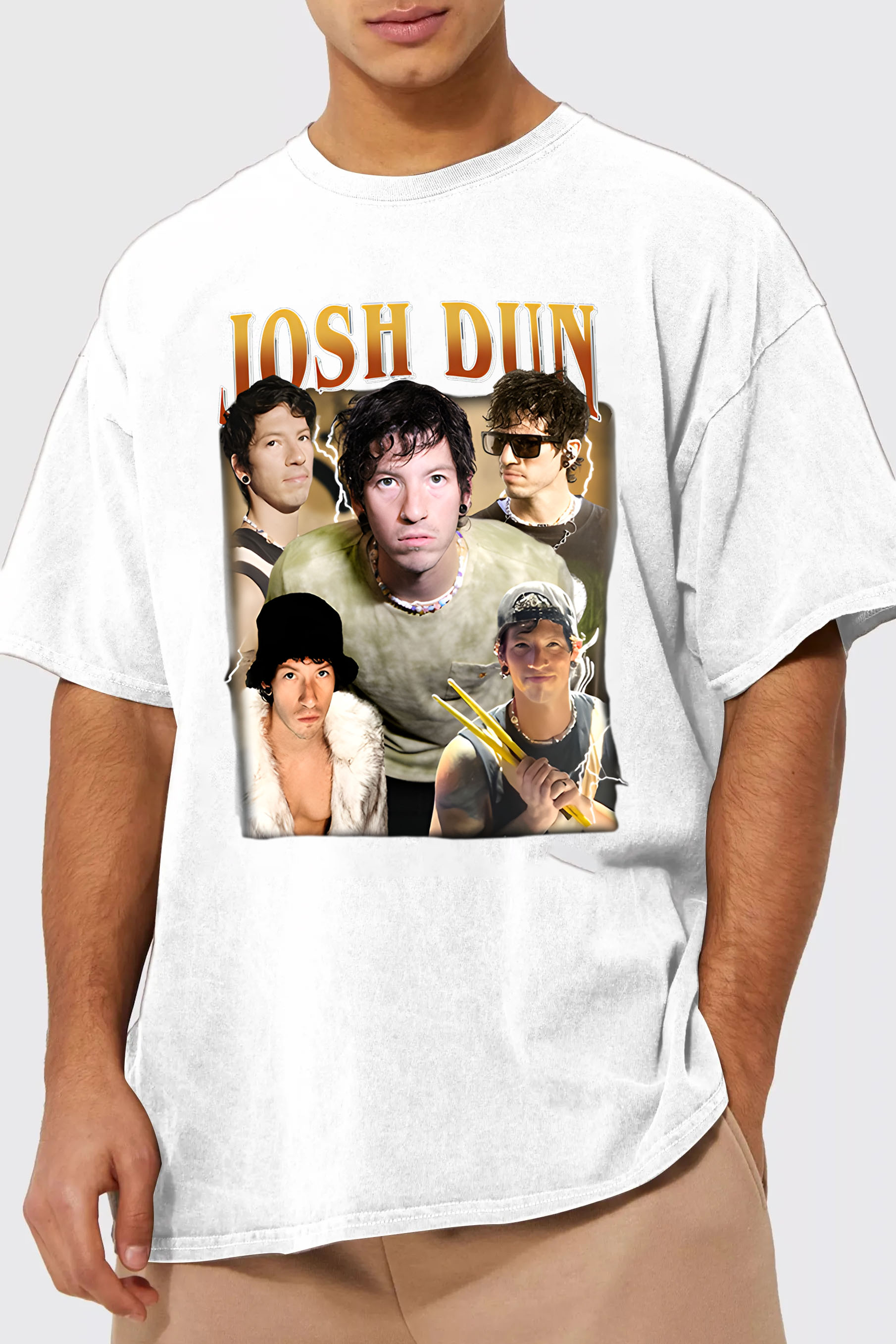 Limited Josh Dun Vintage Shirt-MEN