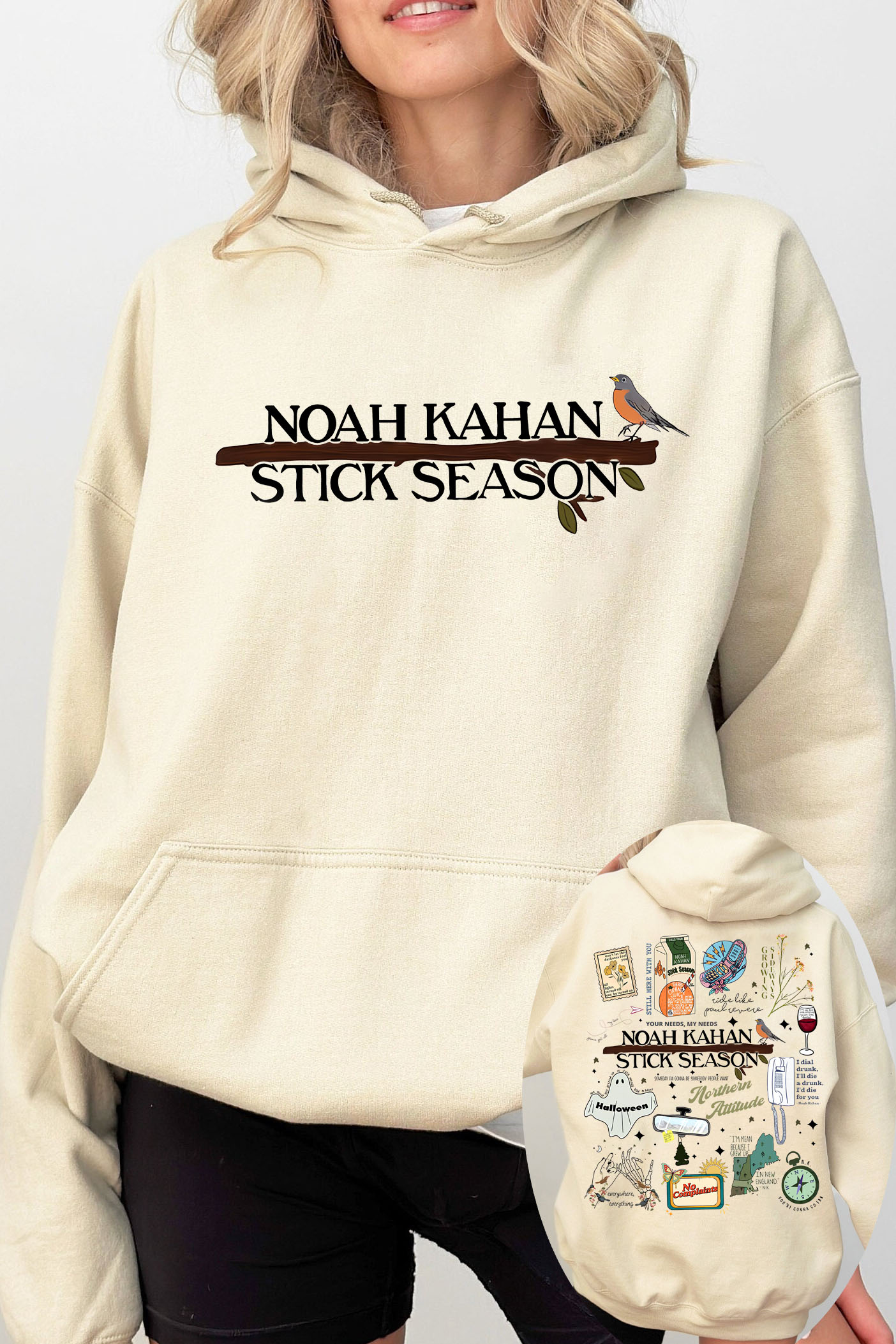Stick Season Noah Kahan Full Version New Design Hoodies