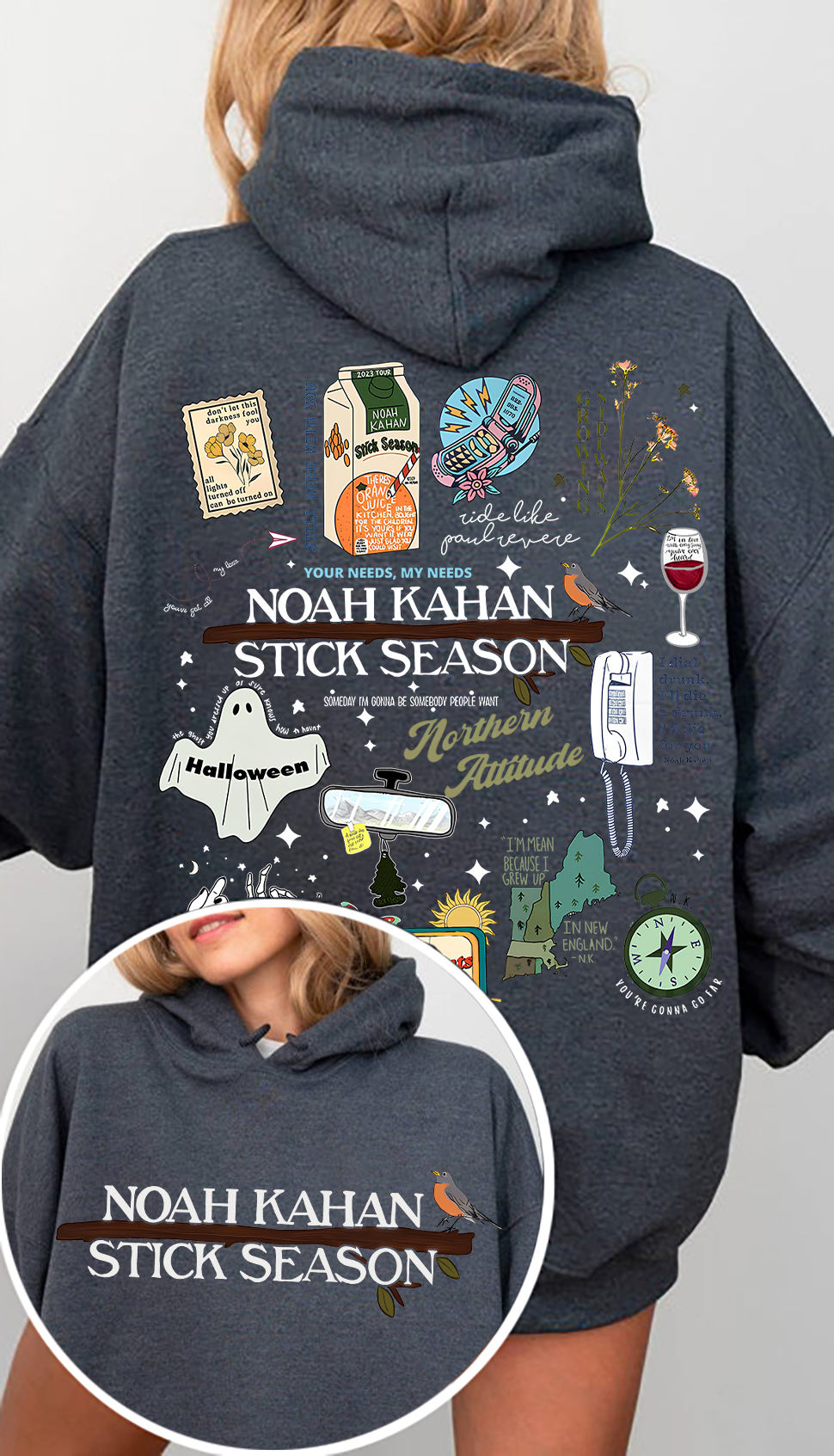 Stick Season Noah Kahan Full Version New Design Hoodies