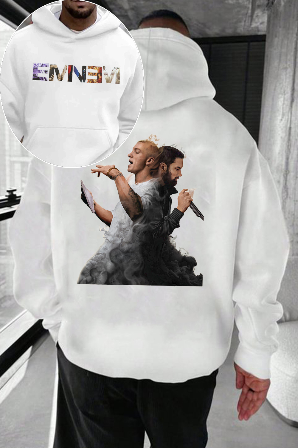 Eminem Rap God Men Hoodies