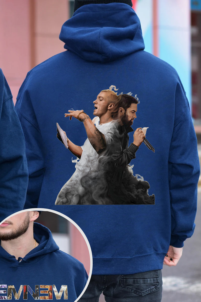 Eminem Rap God Men Hoodies