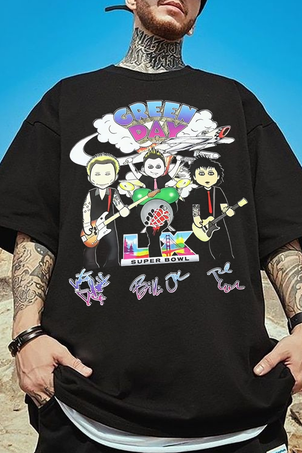 Green Day Super Bowl Shirt