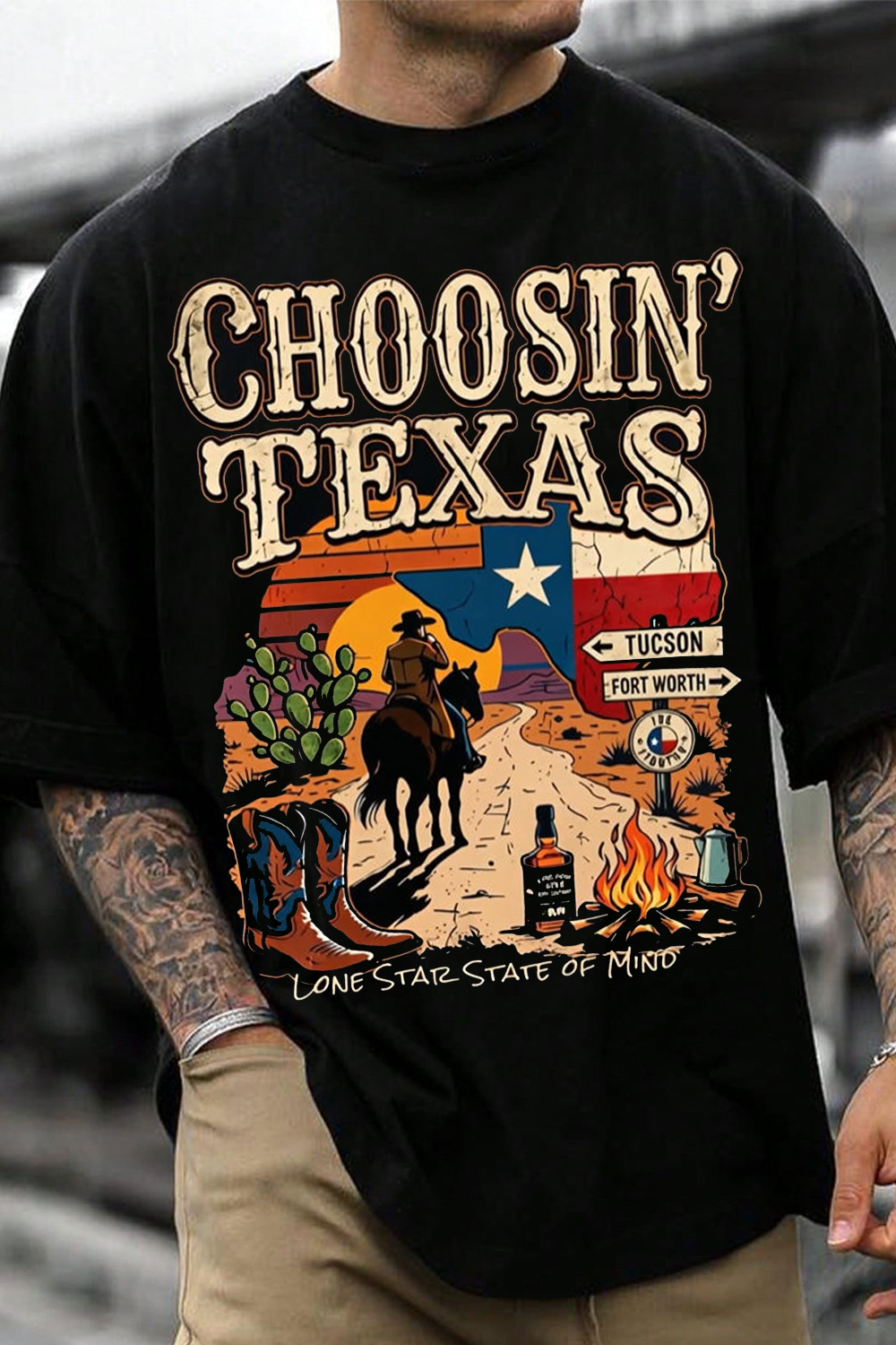 U're choosin Texas I Can Tell Tee