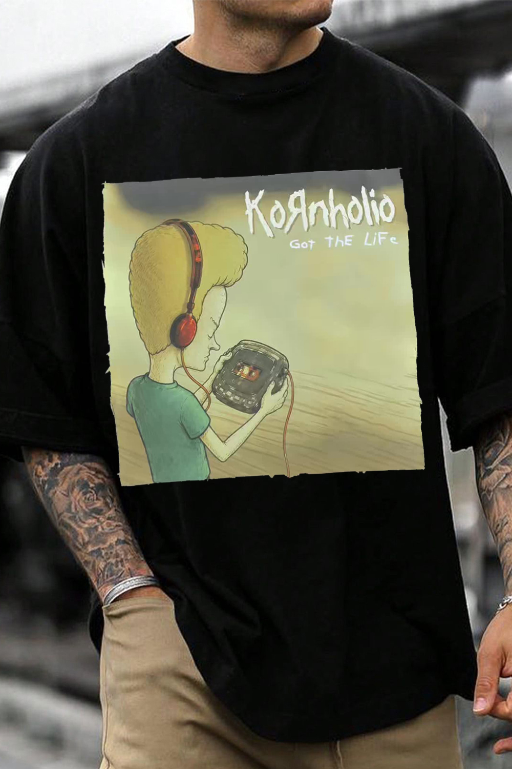 Born Chaotic 🎧 Korn Tee