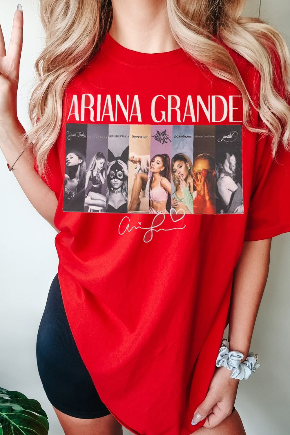 Ariana Grande Top Album Shirt