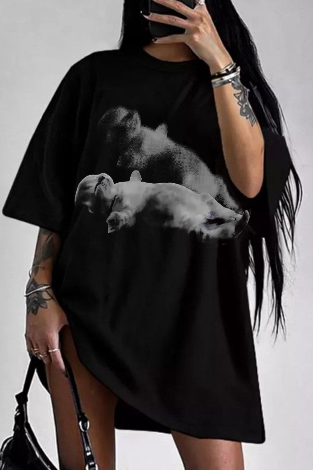 Sleepy Cat Funny T-Shirt