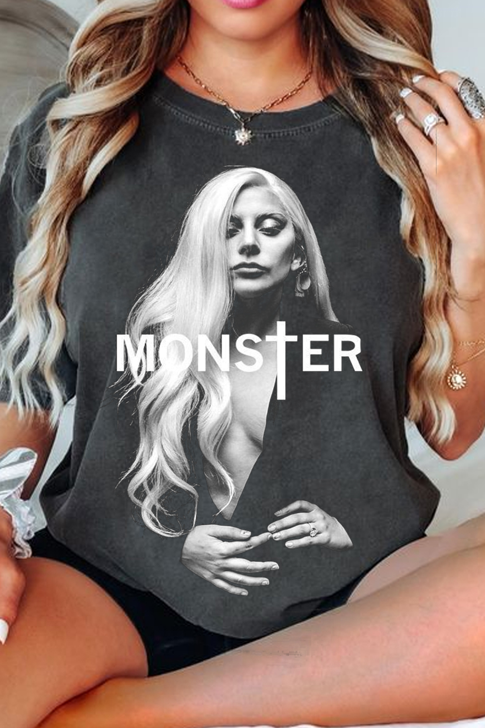 Lady Gaga Short Sleeve T-Shirt
