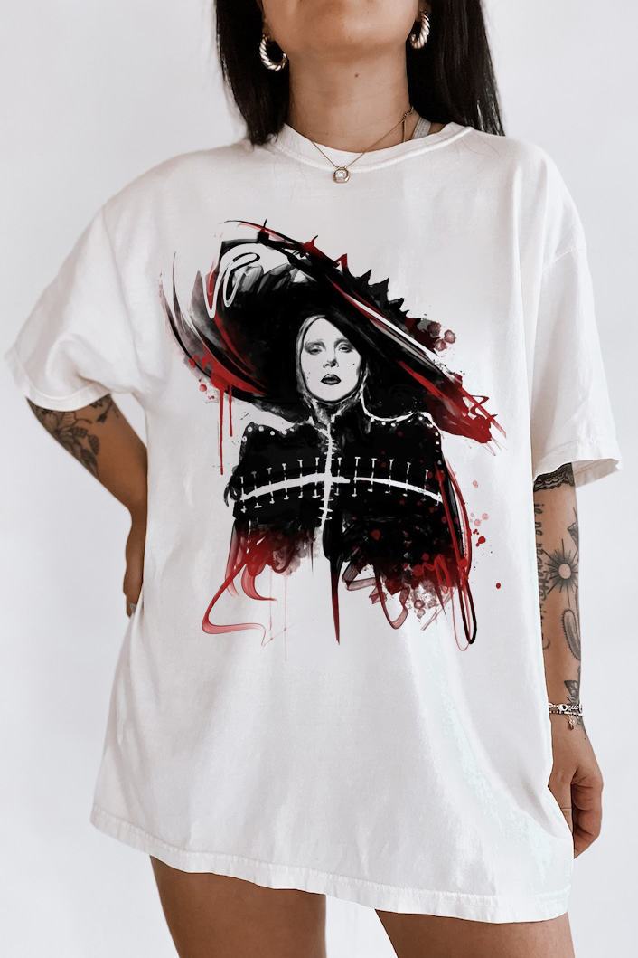 Lady Gaga Comic Short-Sleeved T-Shirt