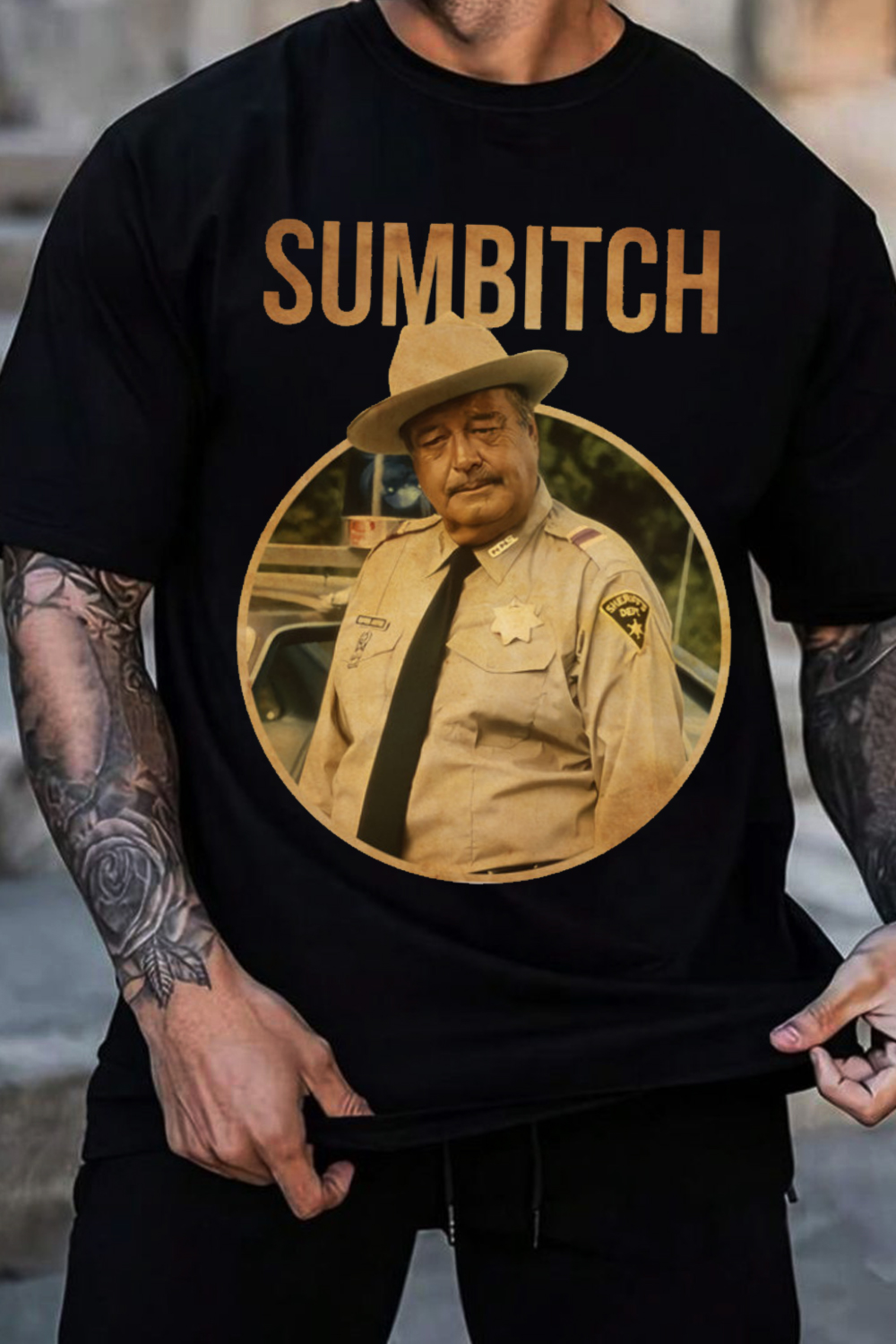 SUMBITCH JUSTICE SHERIFF BANDIT T-Shirt