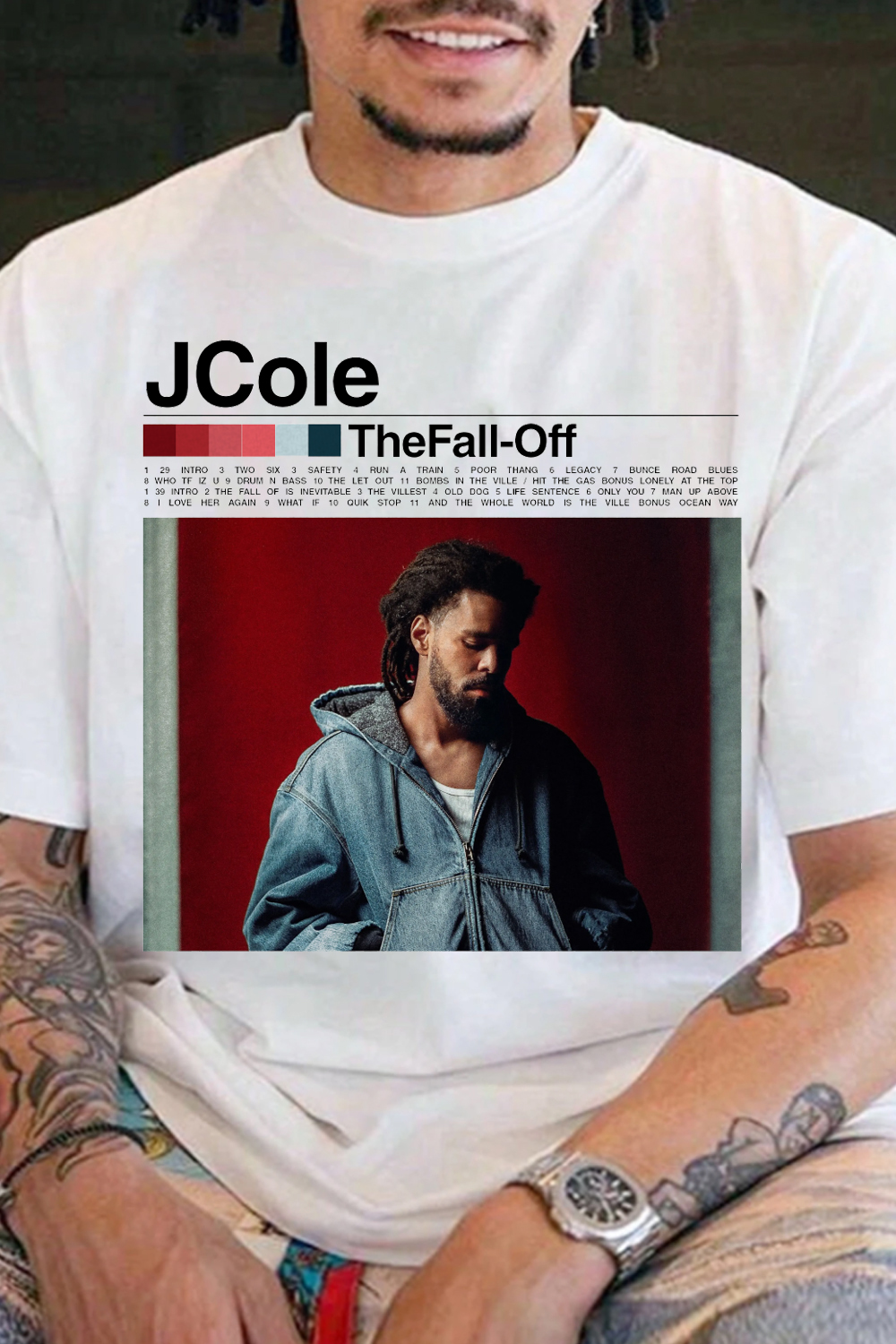 J Cole Fall Off Pantone Shirt