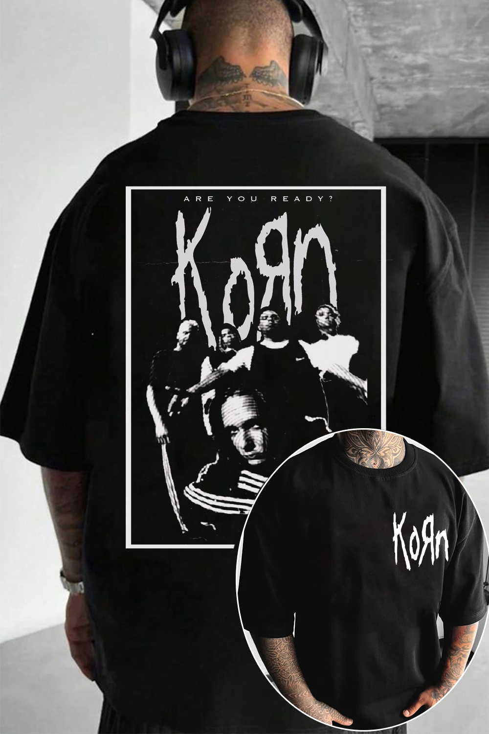 Korn Vintage Print T-Shirt