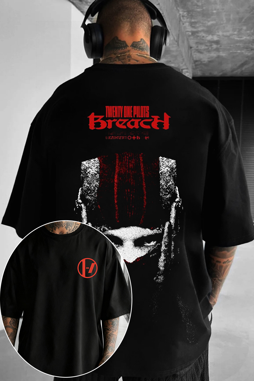 Twenty One Pilots Poster 2-Sided Print T-Shirt