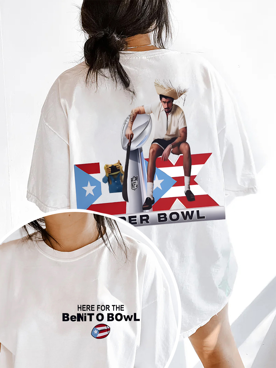 Bad Bunny Benito Bowl Shirt For Women