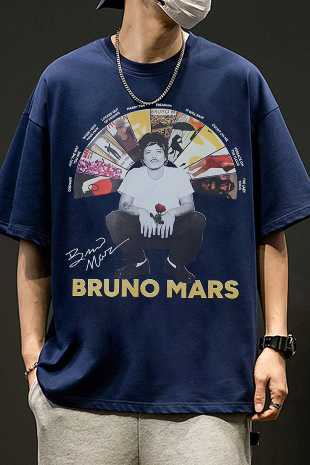 Bruno Mars Music Shirt