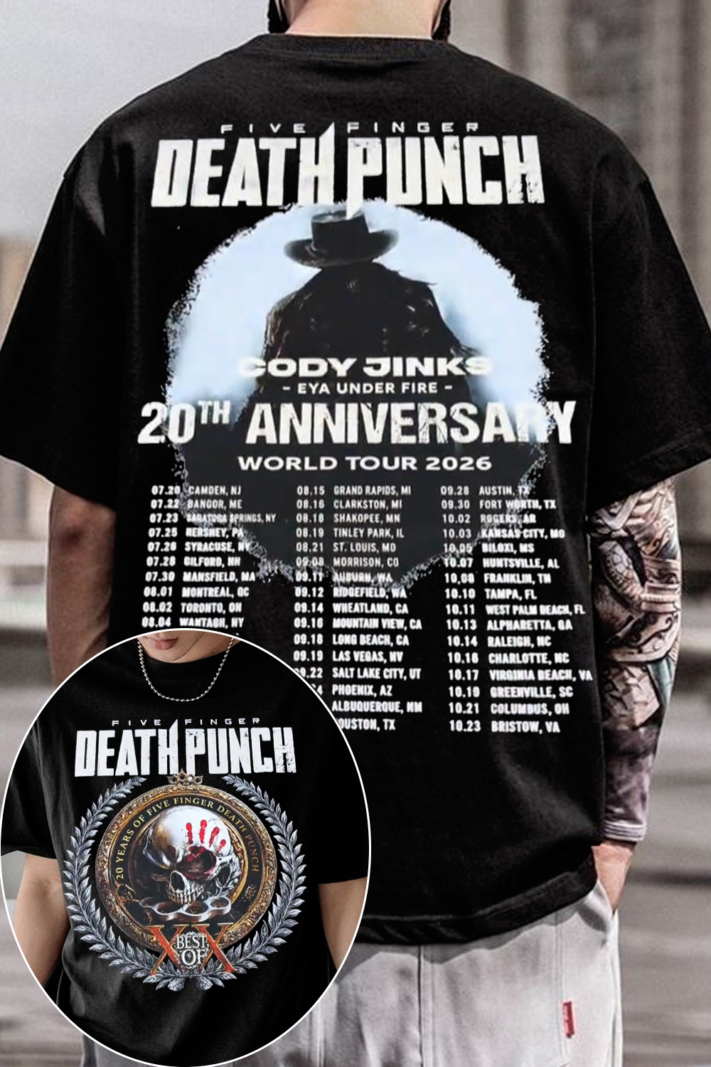 Five Finger Death Punch Tee