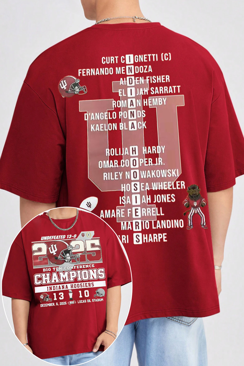 🏈 Indiana Football Tee