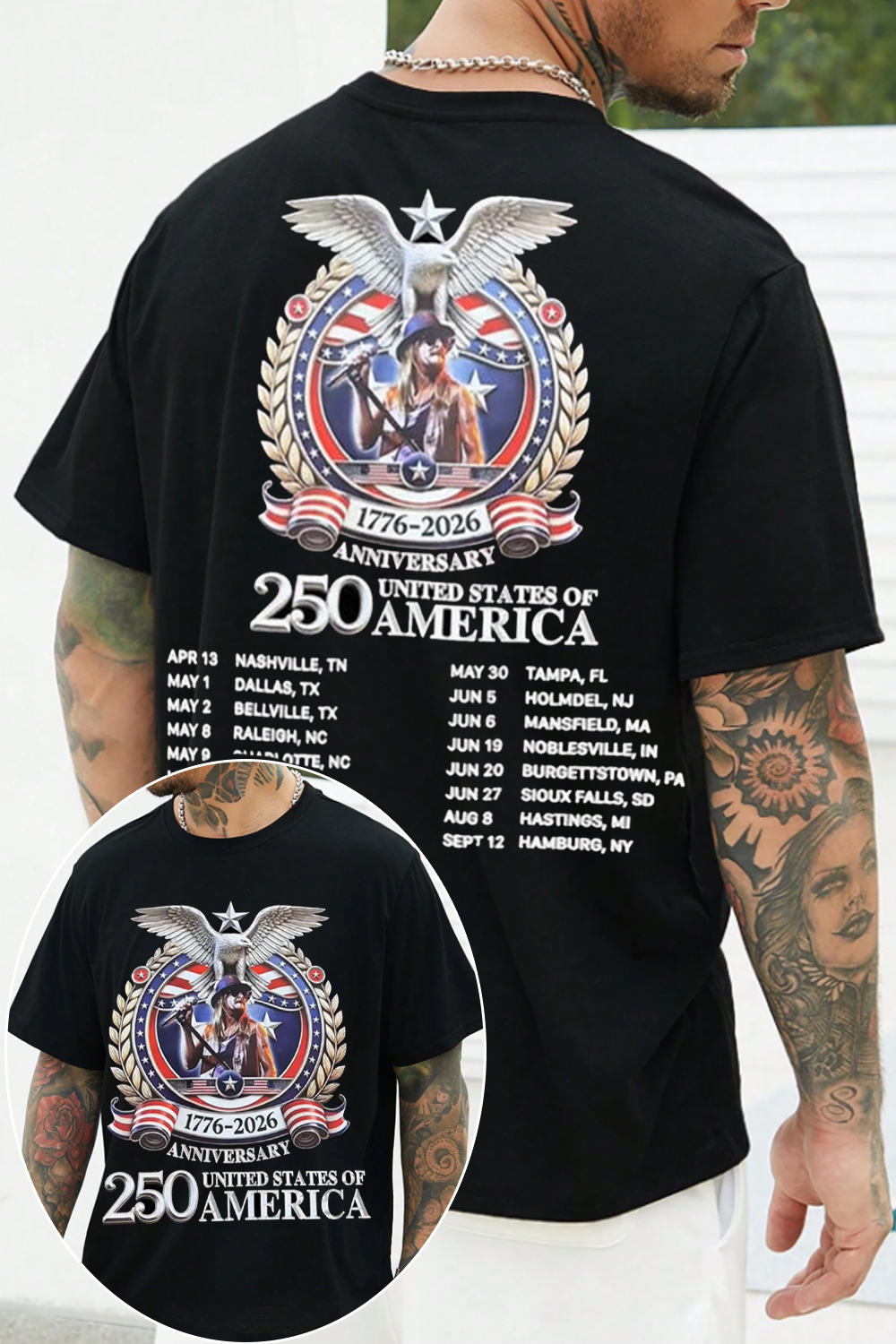 Kid Rock Tour 2026 Shirt