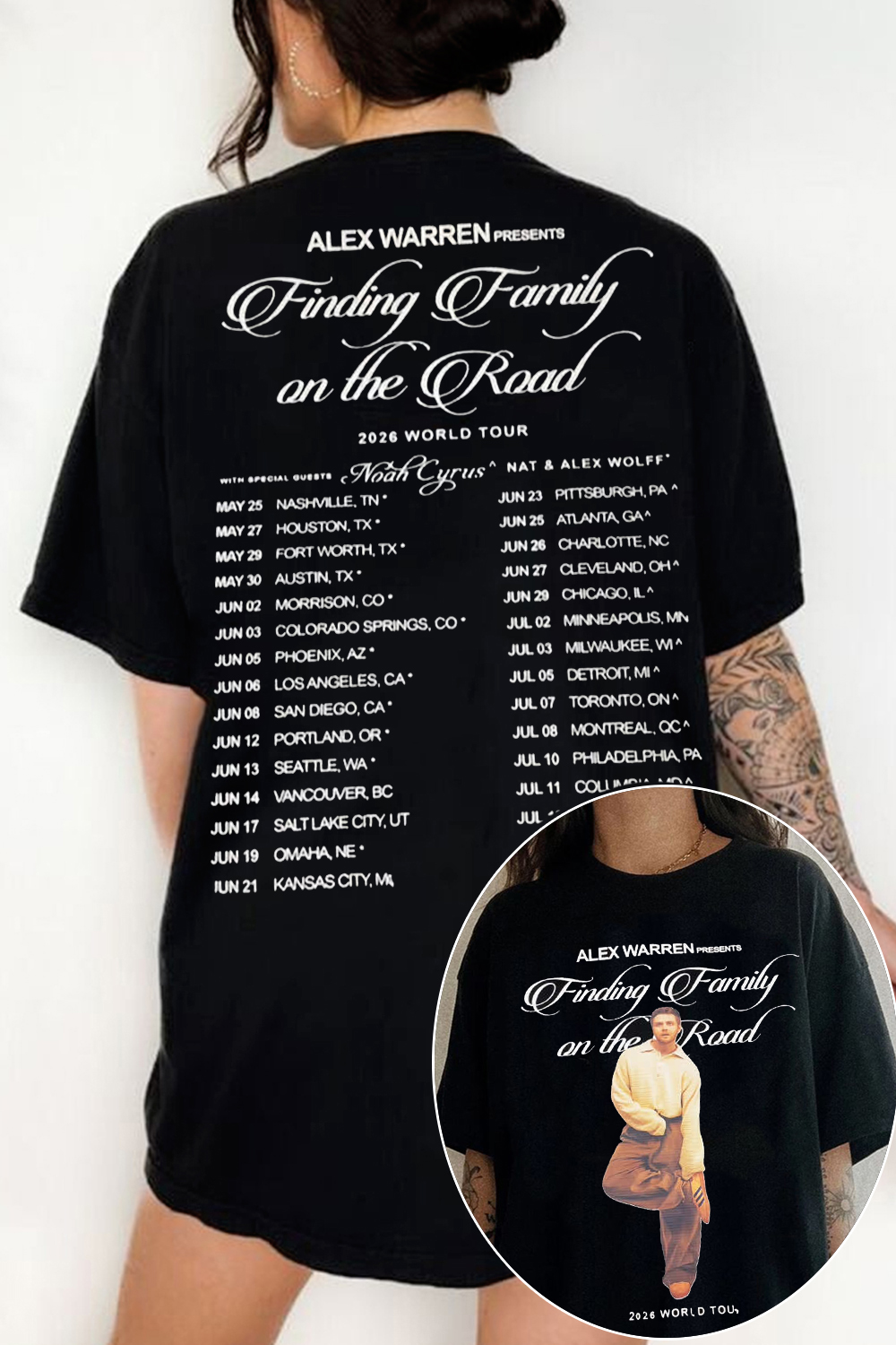 Alex Warren Tour 2026 Tee