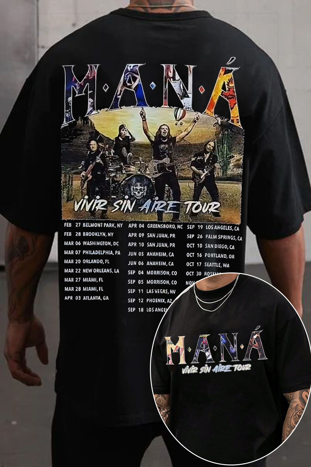 Mana Concierto 2026 Tee
