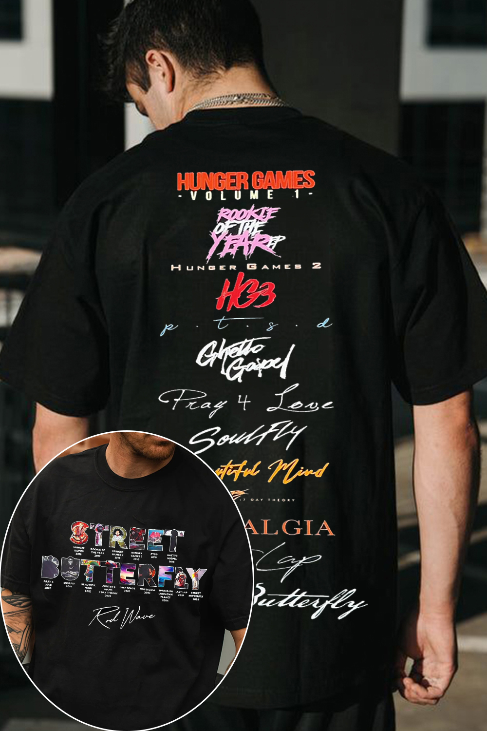 “Street Butterfly” - Rod Wave New Album 🦋 shirt