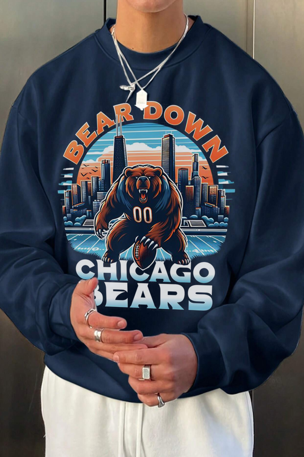 Chicago Bears Printed Sweatshirt