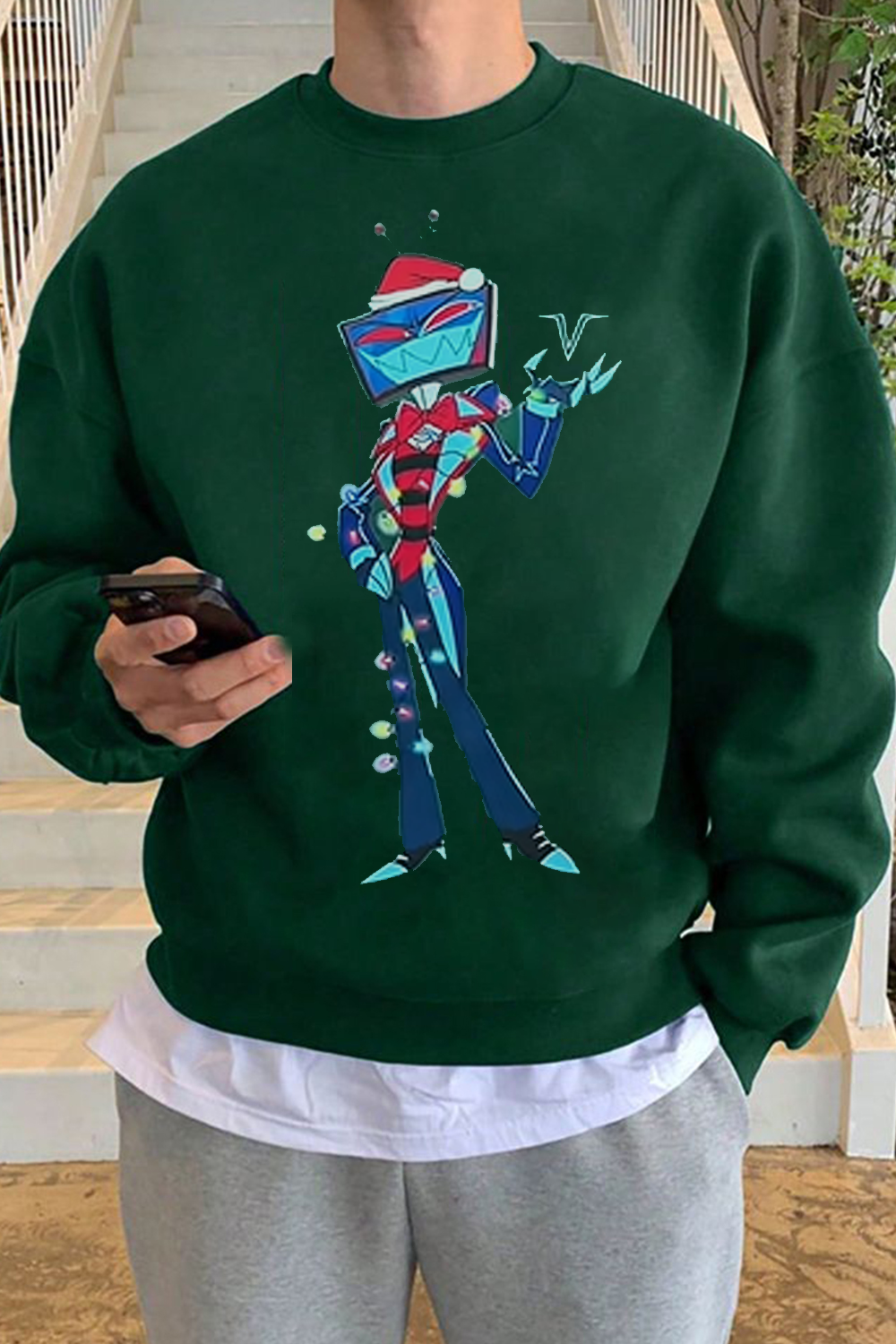 Alastor Vs Vox Xmas Sweatshirt